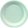 PAPSTAR 11170 Apvali kartono lėkštė, balta, 230 mm, 100 vienetų