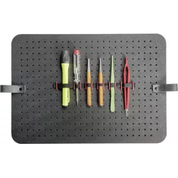 PARAT CLASSIC perforuoto įrankių dėklo įdėklo skydas lanksčiam įrankių organizavimui, juodas, 460 x 310 x 5 mm 497000171