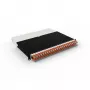 PATCHBOX 8RU STP CAT6A 8 prievadų ekranuotas skydelis (oranžinis)