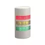 PATLITE WEP-302FB-RYG LED Signal Tower, 3 pakopų raudona/geltona/žalia, garsinis signalas, montavimas ant sienos, 24V DC, IP65, balta