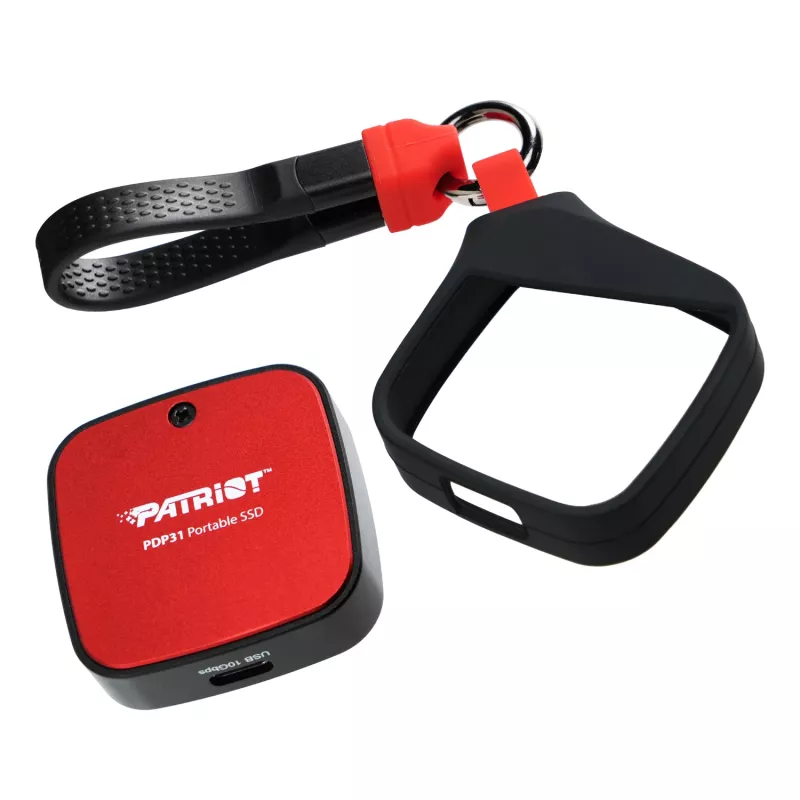 PATRIOT PDP31 nešiojamasis SSD 500GB M.2 2230 NVMe USB 3.2 Gen 2 Type-C juodas