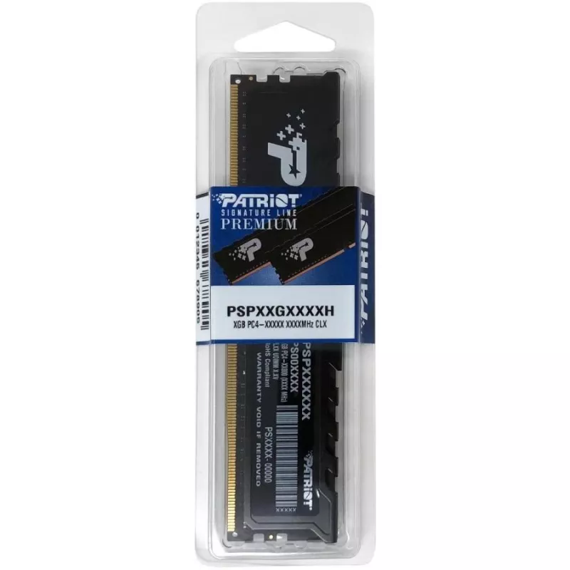 Patriot Signature Line Premium DIMM 16GB DDR4 3200MHz CL22 1.2V juodas radiatoriaus šilumos šalintuvas