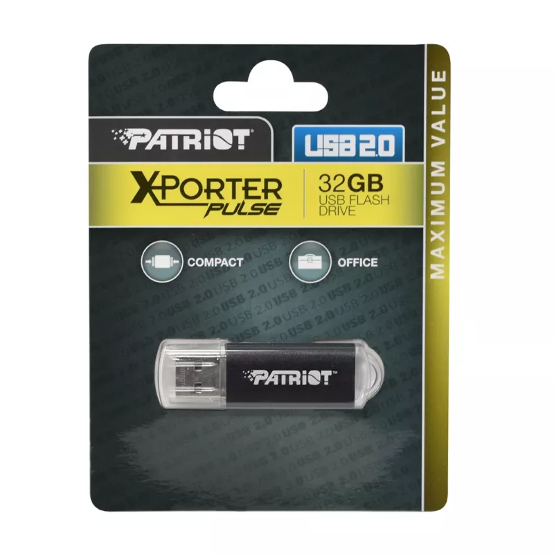Patriot Xporter 32GB USB 2.0 atmintinė - juoda