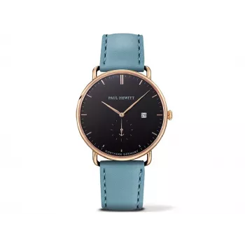 PAUL HEWITT Grand Atlantic Line vyrų laikrodis PHTGAGB23M 42mm juodas nerūdijančio plieno tinklelis