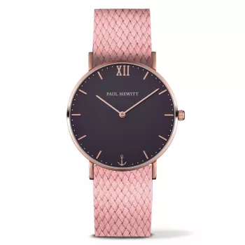 Paul Hewitt Sailor Line Unisex Quartz Watch 39mm Rose Gold Mesh PH-SA-RSTB27M