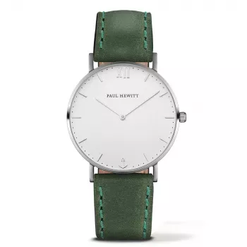 Paul Hewitt Sailor Line Unisex Quartz Watch 39mm Stainless Steel Mesh Silver PH-SA-SSTW12S