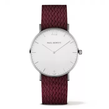 PAUL HEWITT Unisex Watch PH-SA-SSTW19S 39mm Rose Gold Stainless Steel Grey Nylon NATO