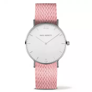 PAUL HEWITT Unisex Watch Sailor Line Stainless Steel Mesh Strap Silver Dial 39mm PH-SA-SSTW27M