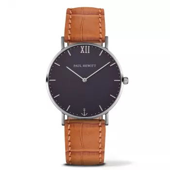 PAUL HEWITT Women's Sailor Line Quartz Watch 39mm Stainless Steel Mesh Black