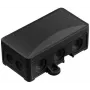 PAWBOL A.0063C Paviršinio montavimo jungčių dėžutė 72x95x40mm IP54 juoda