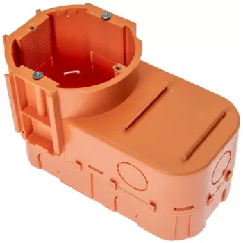 PAWBOL A.0083 gili įleidžiama jungiamoji dėžutė elektronikai, 68 mm skersmens, oranžinė
