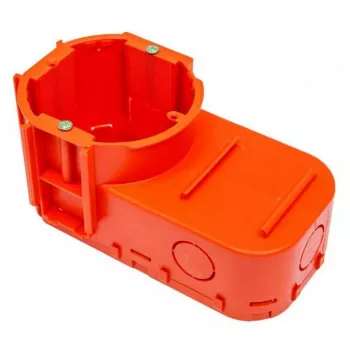 PAWBOL A.0085 Įleidžiama jungiamoji dėžutė elektronikai, 68 mm, oranžinė
