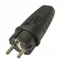 PAWBOL D.3158L LUX nešiojamas guminis maitinimo kištukas 250V 16A IP44 Schuko