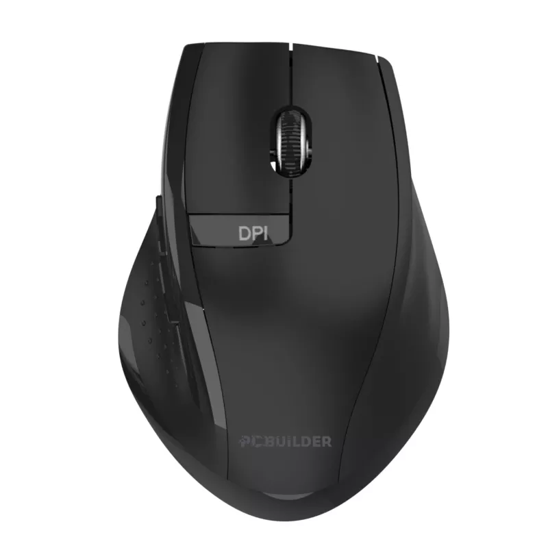 PCBuilder ALPHA tyli belaidė klaviatūra ir pelė