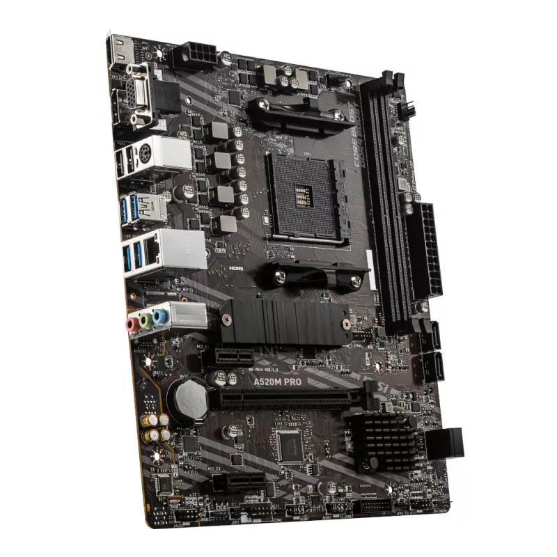 PCBuilder AMD Ryzen 5 5600GT LEVEL UP Core Upgrade rinkinys, MSI A520M Micro-ATX, 16 GB DDR4 3200 MHz