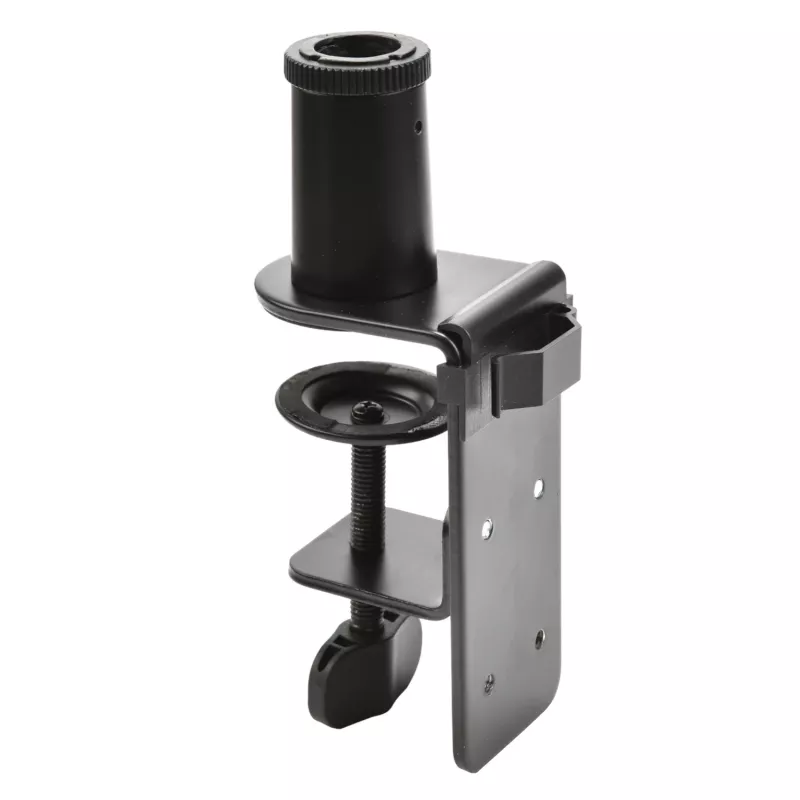 PCBuilder CAST STEADY mikrofonų strypas - stalinis spaustuvas žirklinis strypas, plienas, 1,5 kg apkrova, 750 mm siekis, 360° sukimasis, paslėpta kabelių sistema, juoda