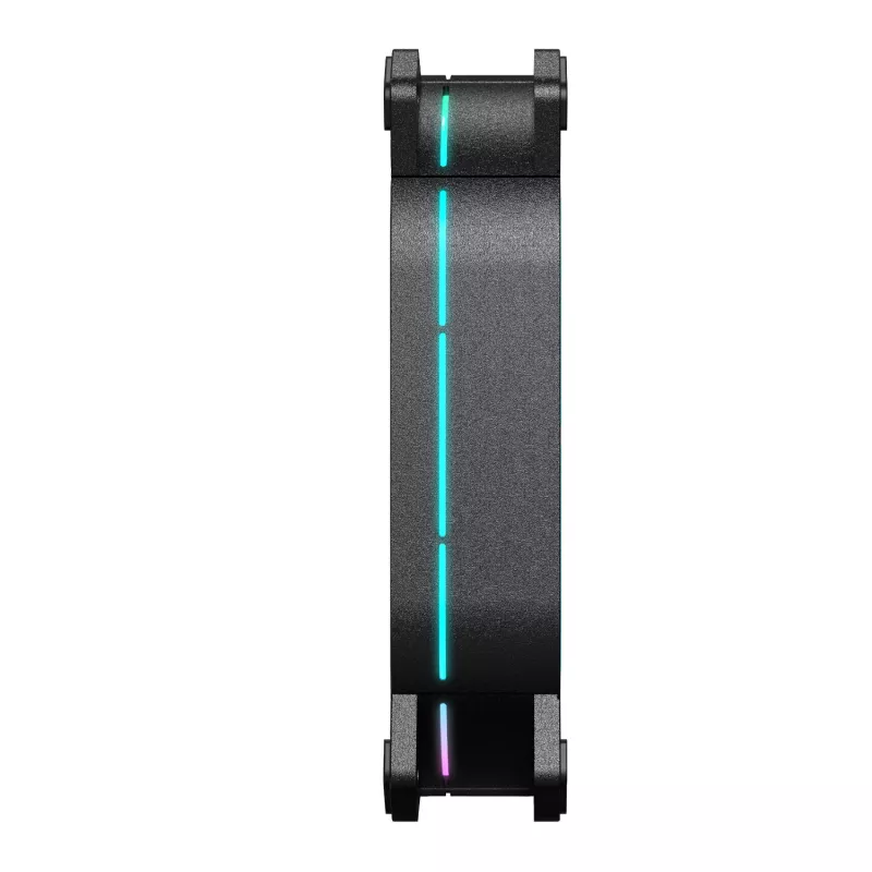 PCBuilder TORNADO CHILL 120mm ARGB PWM korpuso ventiliatorius - juodas