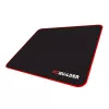 PCBuilder TRACK mažas pelės kilimėlis – audinio paviršius, susiūti kraštai nuo iširimo, neslystanti guminė bazė, 3 mm storio, juodas