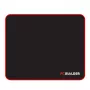 PCBuilder TRACK mažas pelės kilimėlis – audinio paviršius, susiūti kraštai nuo iširimo, neslystanti guminė bazė, 3 mm storio, juodas