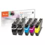 Peach PI500-267 Multipack Compatible Ink Cartridges, skirti Brother LC-3213 (5 vnt., juoda ir spalvota, 850/1375 puslapių)