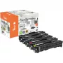 PEACH Toner Spar Pack Plus PT1160, suderinamas su HP 207A - 4 vienetų rinkinys (juodas, žydras, purpurinis, geltonas)