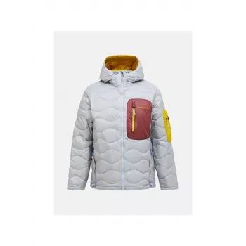 PEAK PERFORMANCE M Helium Utility Down Hood Jacket - Pilka (M dydis)