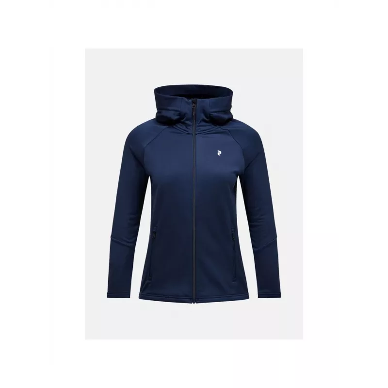 Peak Performance Women's Rider Essentials Zip Hoodie - Blue Shadow, Size S