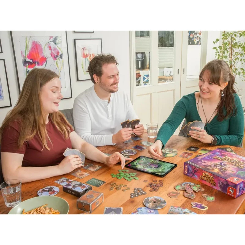 Pegasus Spiele Boss Fighters QR Kooperatyvinis kortų žaidimas (51270G)