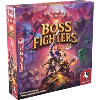 Pegasus Spiele Boss Fighters QR Kooperatyvinis kortų žaidimas (51270G)