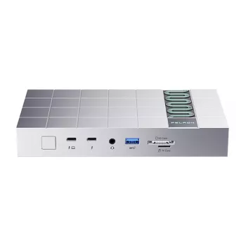 PELADN G2E (sidabrinė) Thunderbolt 5 dokų stotelė