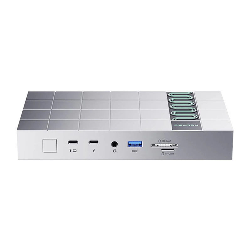 PELADN G2E (sidabrinė) Thunderbolt 5 dokų stotelė