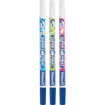 Pelikan 603225 flomasteris vidutinis mėlynas 3 vnt.