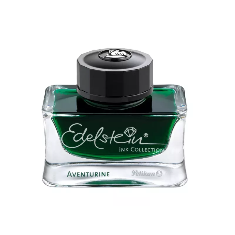 Pelikan Edelstein Ink Aventurine - Žalias tušas plunksnakočiams, 50 ml stiklinis buteliukas 339366