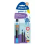 Pelikan griffix Neon Black kairiarankiams skirtas flomasteris - rausvas 821018