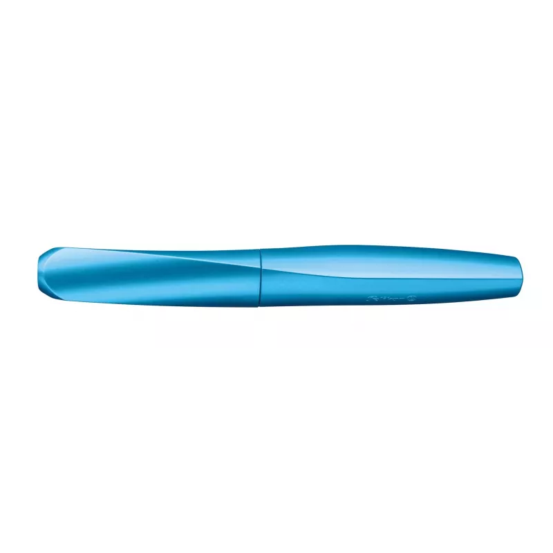 Pelikan Souverän K200 Twist-Action Ballpoint Pen - Marbled Blue - Gold Trim - Medium Point - Refillable - Made in Germany