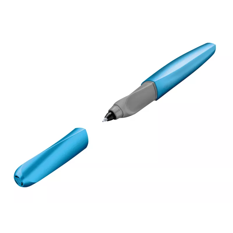 Pelikan Souverän K200 Twist-Action Ballpoint Pen - Marbled Blue - Gold Trim - Medium Point - Refillable - Made in Germany