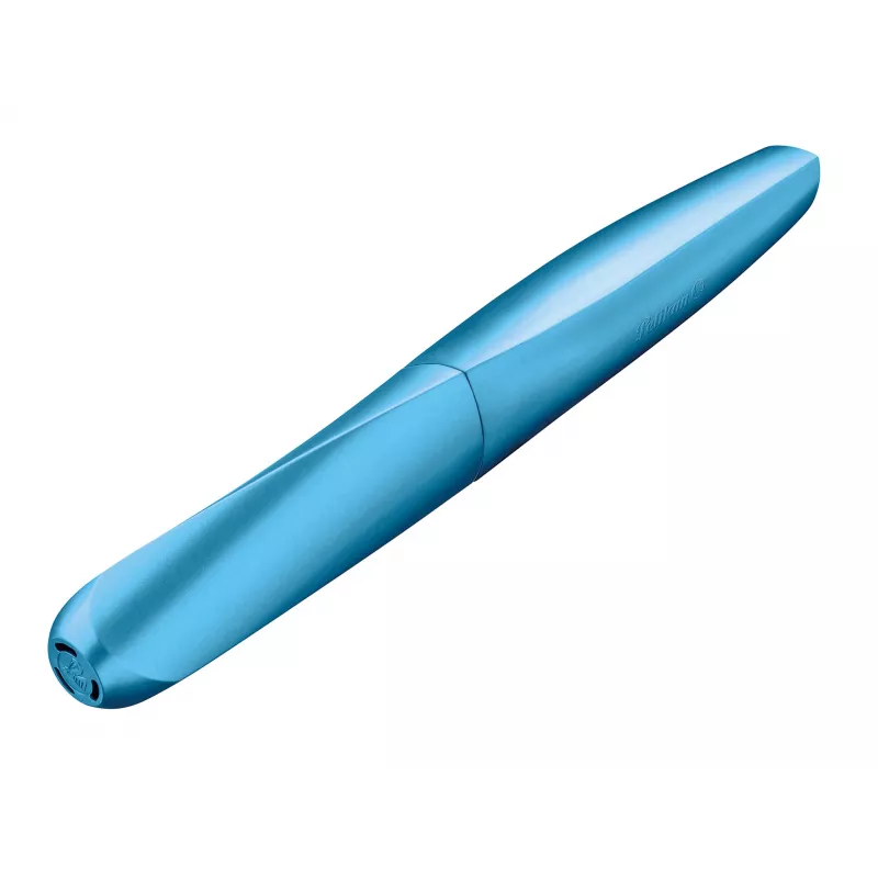 Pelikan Souverän K200 Twist-Action Ballpoint Pen - Marbled Blue - Gold Trim - Medium Point - Refillable - Made in Germany
