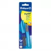 Pelikan Souverän K200 Twist-Action Ballpoint Pen - Marbled Blue - Gold Trim - Medium Point - Refillable - Made in Germany