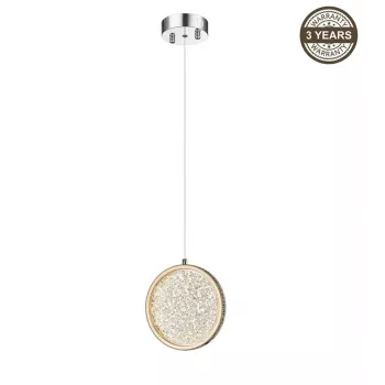 Pakabinamas šviestuvas LED Napoli A2378-1 20cm 10W Šilta balta