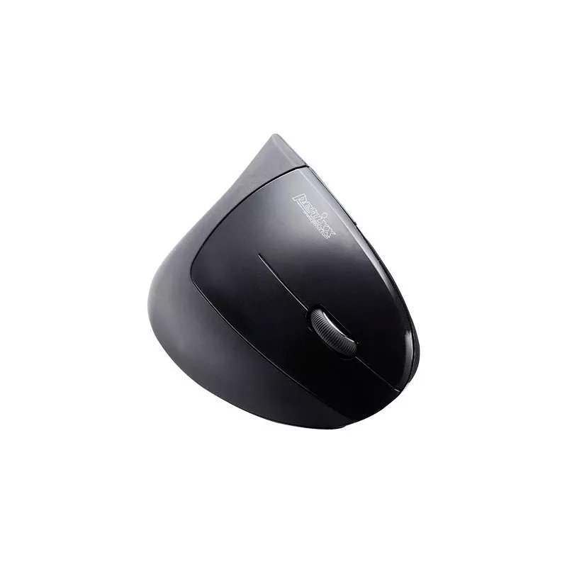 Perixx PERIMICE-713 belaidė ergonominė vertikali pelė, dešiniarankė, optinė, 2000 DPI, 2,4 GHz, nano imtuvas, juoda