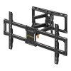 Perlegear PGLF12-EU pilno judesio TV laikiklis sieniniams 42-82 colių televizoriams, 60 kg talpa, juodas