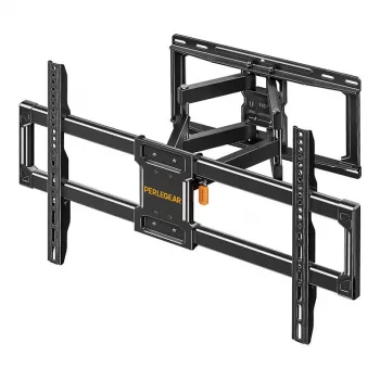 Perlegear PGLF12-EU pilno judesio TV laikiklis sieniniams 42-82 colių televizoriams, 60 kg talpa, juodas