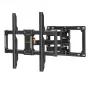 Perlegear PGLF12-EU pilno judesio TV laikiklis sieniniams 42-82 colių televizoriams, 60 kg talpa, juodas