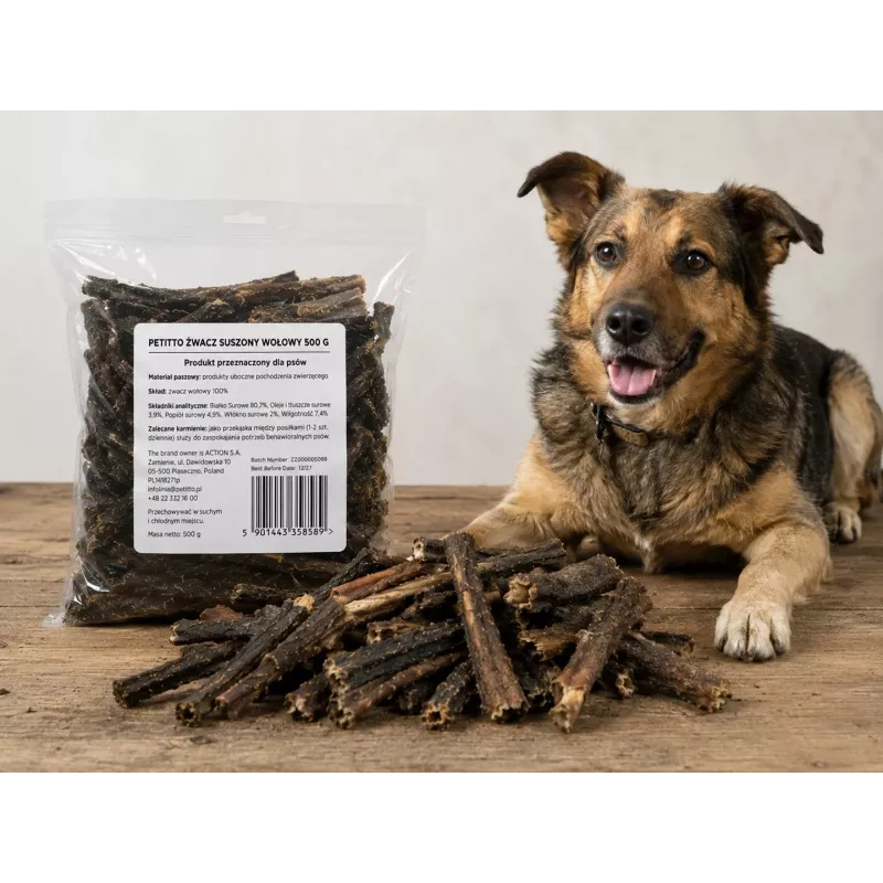 PETITTO Džiovintas jautienos kramtukas 500g