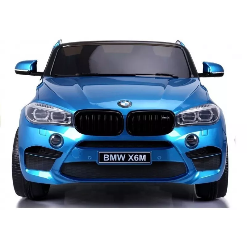 PETMEX baterijomis varomas automobilis vaikams BMW X6M mėlynas lakuotas