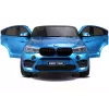 PETMEX baterijomis varomas automobilis vaikams BMW X6M mėlynas lakuotas