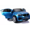 PETMEX baterijomis varomas automobilis vaikams BMW X6M mėlynas lakuotas