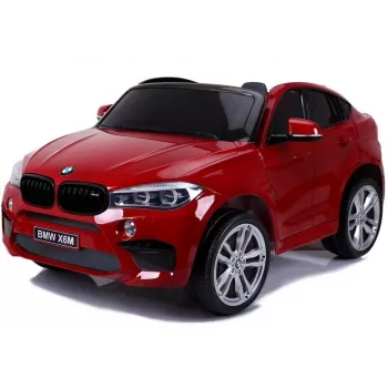 PETMEX automobilis su akumuliatoriumi naujas BMW X6M visureigis LED šviesos MP3 raudonas lakuotas