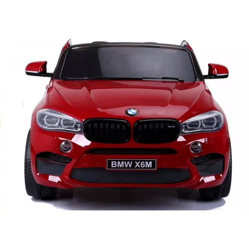 PETMEX automobilis su akumuliatoriumi naujas BMW X6M visureigis LED šviesos MP3 raudonas lakuotas