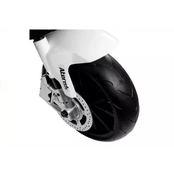 PETMEX BMW S1000RR baterijomis varomas vaikiškas motociklas juodas triciklis